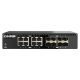 QNAP QSW-3216R-8S8T, unmanagement Switch, 16 port of 10GbE port speed, 8 port SFP+, 8
