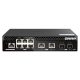 QNAP QSW-M2106R-2S2T, 6 port 2.5Gbps, 2 ports 10GbE SFP+, 2 ports 10GbE RJ45 , web ma