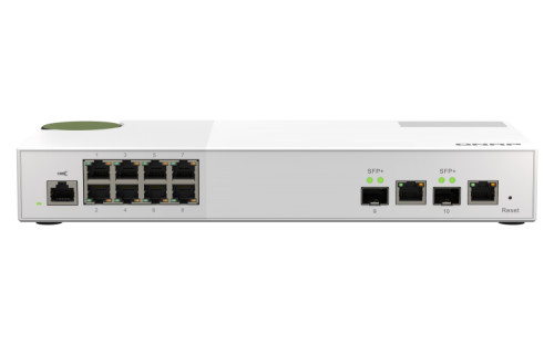 QNAP QSW-M2108-2C, 8 port 2.5Gbps, 2 port 10Gbps SFP+/ NBASE-T Combo, web managed swi