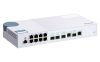 QNAP QSW-M408-2C, 8 port 1Gbps, 2 port 10G SFP+/ NBASE-T Combo, 2 port 10G SFP+, web