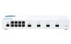 QNAP QSW-M408S, 8 port 1Gbps,  4 port 10GbE SFP+, web management switch