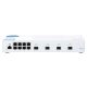 QNAP QSW-M408S, 8 port 1Gbps,  4 port 10GbE SFP+, web management switch