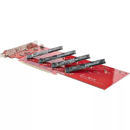 StarTech QUAD M.2 PCIE X16 SSD ADAPTER WITH BIFURCATION PCIE 4.0