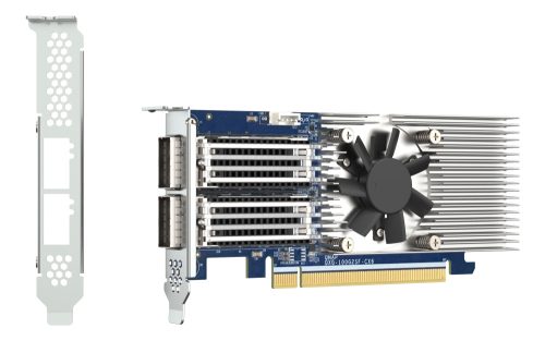 Qnap Dual port per 100GbE Network adapter; 2 x QSFP28; Mellanox ConnectX-6 Dx co