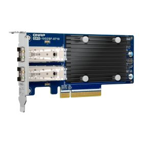   Qnap Dual-port SFP+ 10GbE network expansion card; low-profile form factor; PCIe