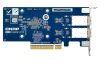 Qnap Dual-port SFP+ 10GbE network expansion card; low-profile form factor; PCIe