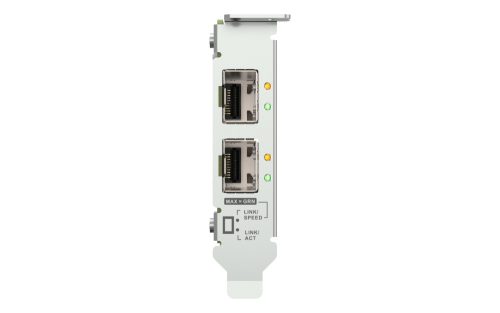 Qnap Dual-port SFP+ 10GbE network expansion card; low-profile form factor; PCIe
