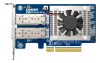 Qnap Dual-port SFP28 25GbE network expansion card; low-profile form factor; PCIe