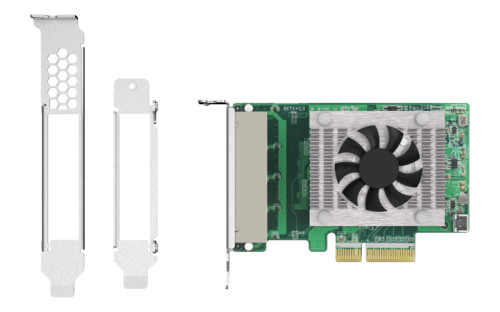 QNAP Quad port 2.5GbE 4-speed Network card