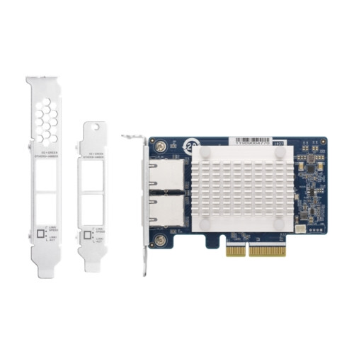 QNAP dual port 5GbE multi-Gig expansion card,Aquantia AQC111C,Gen3 x 2,low profi