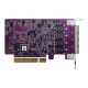 Qnap 4-port SFF-8088 SATA host bus adapter, 16 x SATA 6Gb/s, PCIe 3.0 x8, for TL