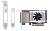 Qnap 4-port SFF-8088 SATA host bus adapter, 16 x SATA 6Gb/s, PCIe 3.0 x8, for TL