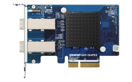 Qnap 2 ports (SFF-8644) Expansion card; PCIe Gen3 x4 for QNAP PCIe JBOD series.