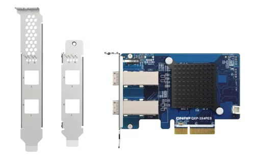 Qnap 2 ports (SFF-8644) Expansion card; PCIe Gen3 x4 for QNAP PCIe JBOD series.
