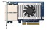 Qnap 2 ports (SFF-8644 1x2) Expansion card; PCIe Gen3 x8 for QNAP PCIe JBOD seri