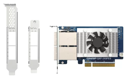 Qnap 2 ports (SFF-8644 1x2) Expansion card; PCIe Gen3 x8 for QNAP PCIe JBOD seri