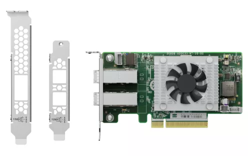 Qnap 2-port miniSAS HD host bus adapter, Broadcom Tomcat SAS3408, PCIe 3.0 x 8 f