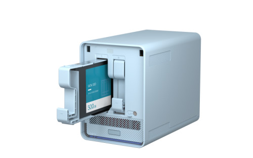 QNAP QMiroPlus-201W: WiFi Mesh Tri-band home SD-WAN router, with 2 x 2.5" SSD hardisk