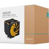 DeepCool Fan DeepCool AK620 Zero Dark Zoria - Processzor hűtő - R-AK620-BKNPMN-E