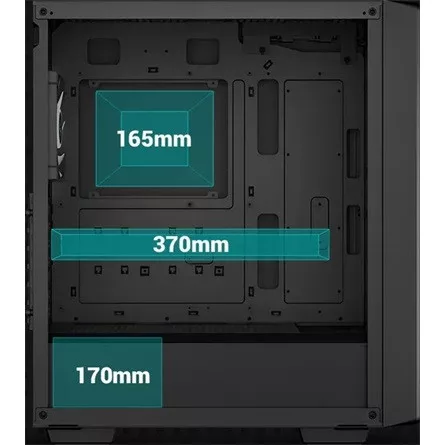 DeepCool HÁZ DeepCool CC560  ARGB V2 - R-CC560-BKTAA4-G-2