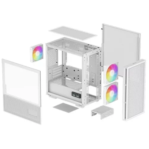 DeepCool HÁZ DeepCool Micro - CH360 DIGITAL WH - Fehér - R-CH360-WHAPE3D-G-1