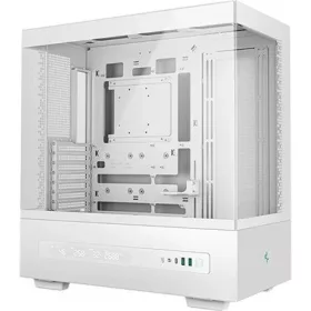   DEEPCOOL Ház ATX CH690 DIGITAL WH, Tápegység nélkül, Fehér, Üvegfalú