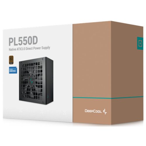 DeepCool TÁP DeepCool 550W - PL550-D 80+ Bronze - R-PL550D-FC0B-EU