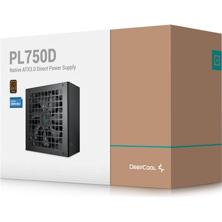 DEEPCOOL Tápegység PL750D 750W 80+ Bronze ATX3.1