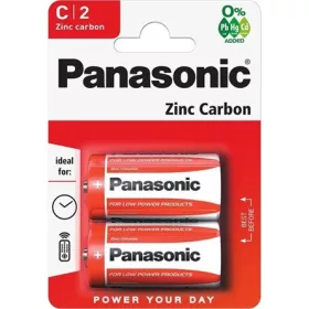   Panasonic RedZinc R14RZ/2BP C/baby cink-mangán tartós elem 2db