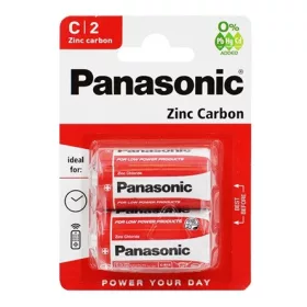 Panasonic C (R14) cink-szén elem 2db