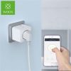 Woox Smart Home Dugalj - R6087 (időzítő, hangvezérlés, Wi-Fi, távoli elérés, fehér, Schucko)