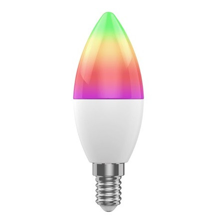 Woox Smart Home LED Izzó - R9075 (E14, RGB+CCT, 30.000h, 5Watt, 470LM, 2700-6500K)