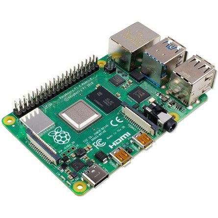 Raspberry Pi 4B single-board barebone desktop számítógép