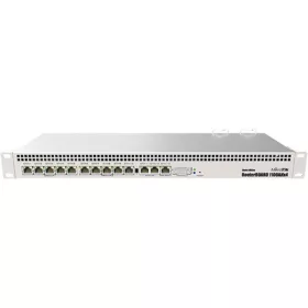   MikroTik RB1100AHx4 Dude Edition Router 13x RJ45 1000Mb/s 1x microSD 2x SATA 2x M.2 60GB drive included