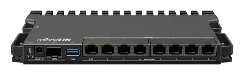 MikroTik RB5009UPr+S+IN LAN Router 7x RJ45 1000Mb/s 1x RJ45 2.5Gb/s POE LAN port 1x SFP+ 1x USB 3.0