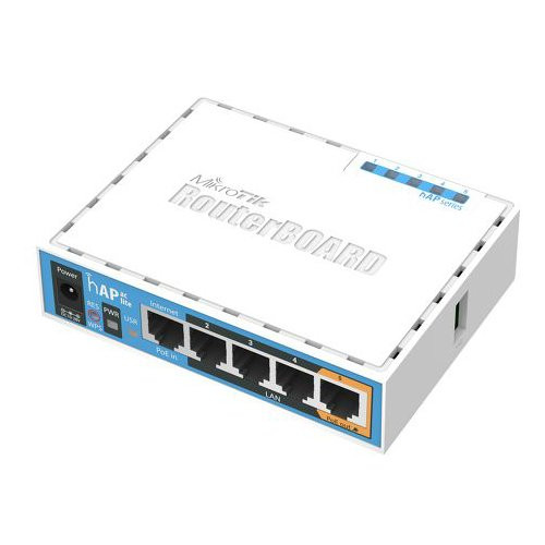 MikroTik RouterBOARD hAP ac lite RB952UI-5AC2ND - Radio access point - 100Mb LAN - 802.11a/b/g/n/ac - Dual Band - DC power