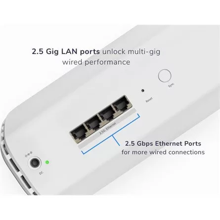 Netgear MESH-SATELLITE ORBI 870 WIFI 7 TRI-BAND WHITE 21 GBIT/S