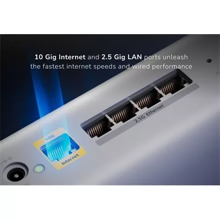 Netgear 3-SET ORBI 870 WIFI 7 MESH TRI-BAND WHITE  21 GBIT/S