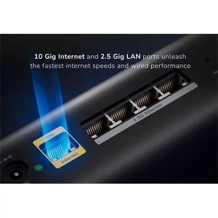 Netgear 3-SET ORBI 870 WIFI 7 MESH TRI-BAND BLACK  21 GBIT/S