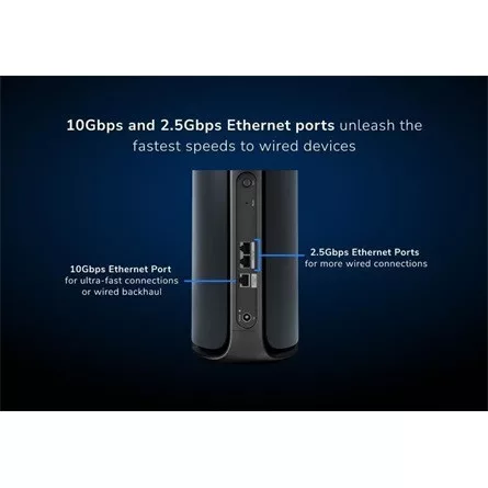 Netgear ORBI 970 MESH-WIFI-7-SATELLIT QUAD-BAND-MESH BLACK