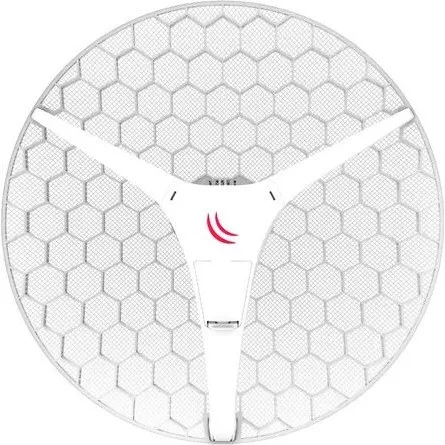 MikroTik LHG 5 ac XL, 5GHz CPE 27dBi antenna, 1x gigabites RJ45 port, Nv2 TDMA protokoll, 4-es csomag
