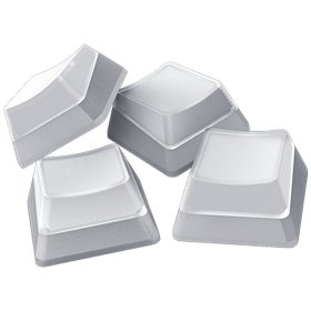   Razer Phantom Keycap Upgrade Set - White, ABS Material, Keycap Count: 128, Translucent sides, Bottom-lasered legends, Standard bottom row US and UK layout supported, Fits most cross-shaped axi...