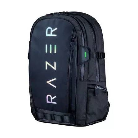 Razer Rogue V3 16" notebook gaming poliészter hátizsák fekete-zöld (Chromatic)