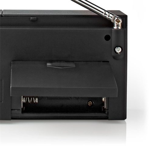 Nedis RDFM1200BK hordozható  AM / FM rádió, elemes