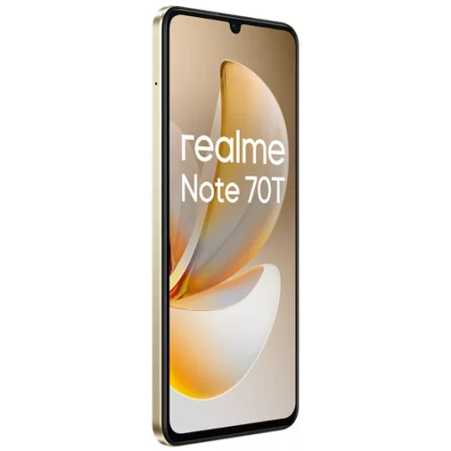 REALME Note 70T - 128GB+4GB - Arany - RMX5313 EU