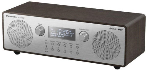 Panasonic RF-D100BTEGT DAB-FM Radio, RDS, Ébresztő, hangszínszabályozó és 2x5 W
