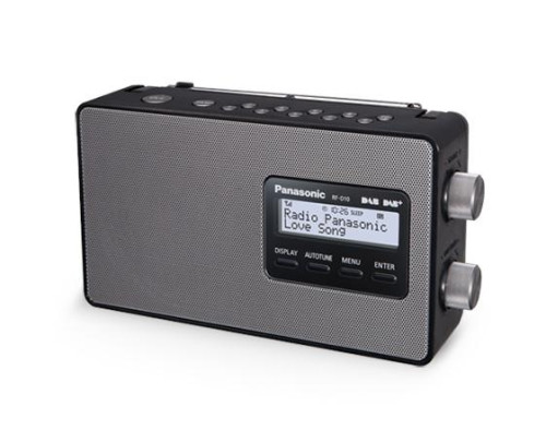 Panasonic RF-D10EG-K digitális rádió DAB/DAB+ vételre is, fekete