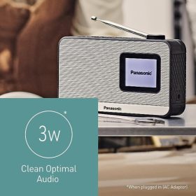   Panasonic RF-D15EG-K Hordozható DAB+ rádió Bluetooth®-kapcsolattal
