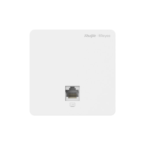 Ruijie Reyee AC1300 Dual Band Wall Access Point, 867Mbps at 5GHz + 400Mbps at 2.4GHz, 2