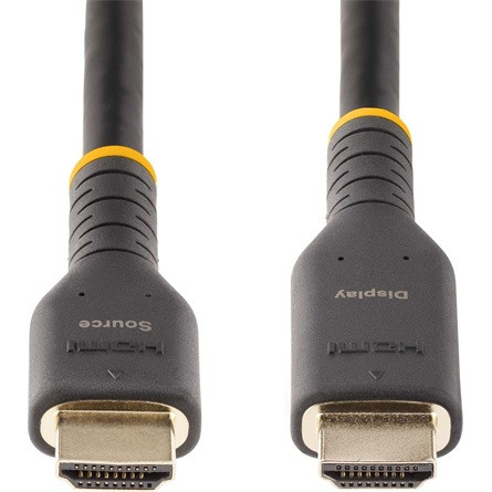 StarTech HDMI 2.0 Ethernet -> HDMI 2.0 Ethernet M/M aktív video kábel 10m fekete